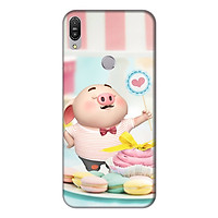 Ốp lưng điện thoại Asus Zenfone Max Pro M1 hình Heo Con Ăn Bánh