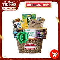 Giỏ quà Sức Khỏe: Phúc Lộc 8 Món Cao Cấp Real Food