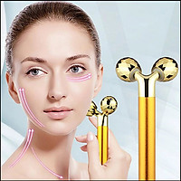 Máy (cây lăn) massage nâng cơ mặt, cằm Vline 3D Energy Beauty Bar - Gold