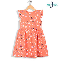 Đầm bé gái tay cánh tiên in Bướm 14-38 kg MEEJENA - 100% COTTON 4C - 1934