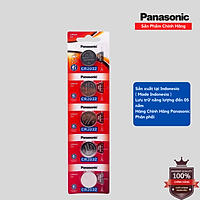 Vỉ 5 Viên Pin CR2032 Panasonic ( CR-2032/5BE x 1 Vỉ ) Lithium 3 V