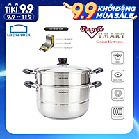 Nồi Hấp 2 Tầng Bằng Inox Lock&Lock LLH1262 (26cm)