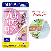 Viên Uống Thơm Cơ Thể DHC Bulgarian Rose Capsule (30 Ngày) (Tặng Kèm 1 Gói Bột Cần Tây Sitokata)