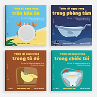Sách Ehon - Bộ Sách Thiên Tài  Song Ngữ Việt Anh- Kích hoạt trí thông minh sáng tạo của bé từ nghiên cứu Bibiology