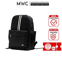 Balo Vải MWC Chống Nước Phong Cách Hiện Đại Trẻ Trung Màu Đen BALO- 18001
