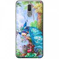 Ốp lưng dành cho Huawei Nova 2i mẫu Chim công, sen