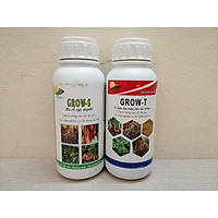 COMBO GROW-S RA RỄ CỰC MẠNH CHUYÊN DÙNG CHO CÂY ĂN QỦA, CÂY CÔNG NGHIỆP VÀ CÂY TRỒNG CÁC LOẠI CHAI 500ML + Chế Phẩm Hữu Cơ Grow - T Vi Sinh Đặc Hiệu Cho Cây Trồng Chai 500ML