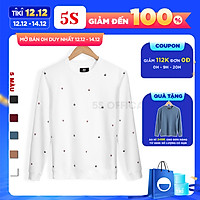 Áo Nỉ Nam Cổ Tròn 5S (5 màu), Chất Liệu Cotton USA Mềm Mịn, Không Bai Xù, Thiết Kế In Họa Tiết Trẻ Trung (ANI21007)