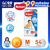 Tã Quần Huggies Dry Gói Đại M54 (54 Miếng) - Bao Bì Mới