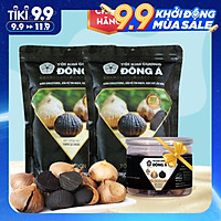 Combo 2 Túi Tỏi đen Kim cương Đông Á 500g + Tặng 01 Hộp Tỏi đen 100g