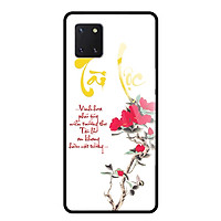 Ốp Lưng Kính Cượng Lực Cho Điện Thoại SAMSUNG NOTE 10 LITE - 7933 TAILOC02 - Hàng Chính Hãng