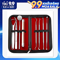 Bộ Vệ Sinh Răng Miệng Thép Không Gỉ (8 Cái)