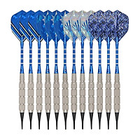 12 Soft Tip Darts with 100pcs Extra Tips Shaft Flights Type 1