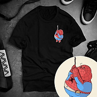 Áo thun ngắn tay MARVEL Người Nhện Béo Chibi - Áo thun unisex tay ngắn form rộng vải cotton thoáng mát