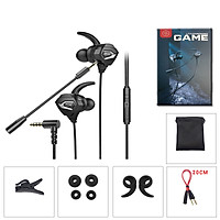 Tai Nghe Chơi Game PUBG Nhét Tai Cho Game Điện Thoại Có Mic Rời Dalugi G25 Dùng Được Cho Cả Máy Tính Và Điện Thoại - Hàng Chính Hãng