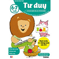 Tư duy (6~7 tuổi) - Giáo dục Nhật Bản - Bộ sách dành cho lứa tuổi nhi đồng - Thích hợp cho trẻ đã có thể thử sức với những bài tập hơi khó