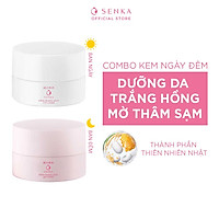 Bộ đôi kem dưỡng trắng da Senka ngày và đêm
