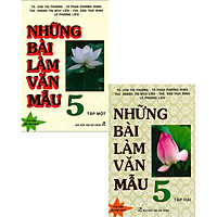 Combo Những Bài Làm Văn Mẫu 5 - Tập 1 + 2 (Bộ 2 Cuốn)