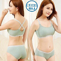 RẺ VÔ ĐỊCH KÈM QUÀ TẶNG Bộ đồ lót nữ cotton thấm hút mồ hôi siêu mát thời trang DƯỚI 53 KÍ