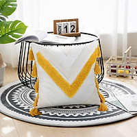 Nordic Tufts Tassels Pillow Cover Bohemia Sofa Pillow Cover for Home Office