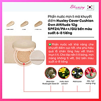 Phấn Nước Che Phủ Cao Huxley Cover Cushion Own Attitude SPF 23 PA++ 12g