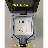 Bổ ổ cắm chống nước ngoài trời IP66