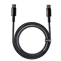 Cáp sạc nhanh C to C PD 100W Tungsten Gold Baseus LV879- hàng chính hãng.