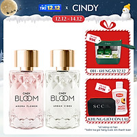 Combo Nước hoa cho nữ Cindy Bloom Aroma Flower ngọt ngào nữ tính + Urban Vibes tự tin cuốn hút 50ml/chai chính hãng