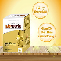 Viên uống hổ trợ thông mũi, dị ứng XOANG Bảo Nguyên hộp 50v