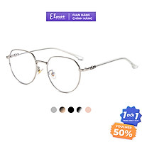 Gọng kính cận nam nữ Elmee kim loại, mắt đa giác thanh mảnh, nhiều màu phù hợp nhiều khuôn mặt