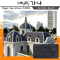 Ngói lợp bitum phủ đá CANA (1 gói 2.54 m2)- Biên Dạng Đa Tầng