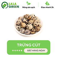 TRỨNG CÚT - 1 VỈ 10 TRÁI