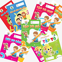 Combo 9 cuốn Tập tô - Tập viết chữ - Làm quen chữ cái/chữ số (Chuẩn bị vào lớp 1)