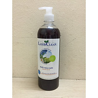 Nước Rửa Chén Hữu Cơ Layer Clean - Hương Qủa Hồng, Thể Tích: 800ml