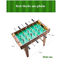 Bộ Đồ Chơi Bàn Bóng Đá Bi Lắc Bằng Gỗ 6 Tay Cầm - Có Chân Đứng - 2 Loại Kích Thước - Hàng Chuẩn, Đẹp, Chắc Chắn