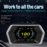 Car Monitor Car Universal High-definition Hud Head-up Display With Suction Cup Driving Computer