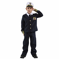 Bộ hóa trang Cơ trưởng B-0202 The Handsome Captain Pilot cho bé hóa trang Halloween từ 3-12 tuổi
