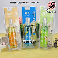 Nước hoa xịt khử mùi cho chó mèo thú cưng