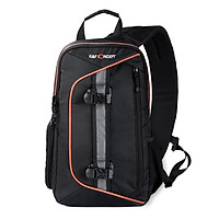 K&F CONCEPT Digital DSLR Camera Bag Backpack Case Travel Sling Shoulder Bag Shockproof Waterproof with Lens Cleaning Set
