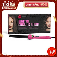 Máy Uốn Kỹ Thuật Số PYT Digital Curling Wand 25/18mm - Màu Hồng