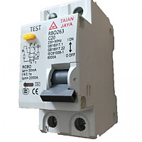 Cầu Dao CB Bảo Vệ Quá Tải Và Chống Rò RCBO Taian-Jaya TJRBO-263 16A