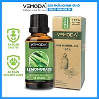 Tinh dầu Sả chanh cao cấp 50ML Lemongrass. Tinh dầu xông phòng Vemoda giúp thanh lọc không khí, khử mùi, kháng khuẩn, đuổi muỗi, giải cảm, làm đẹp.