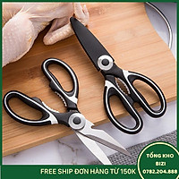 Kéo Cắt Gà, Cắt Vịt Cắt Thực Phẩm Nhà Bếp Inox Đa Năng Cao Cấp Nhật Bản - Free Ship Toàn Quốc