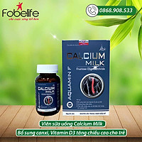 Viên uống phát triển chiều cao cho trẻ nhỏ CALCIUM MILK- hộp/ 60 viên