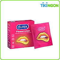Bao cao su Durex Pleasuremax Hộp 3 Bao