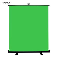 Andoer Phông nền chụp ảnh Cromakey có thể co giãn 1.5 * 2m Phong cách kéo lên Phông nền màn hình xanh chống nhăn