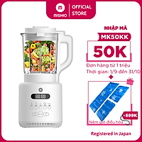 Máy xay công suất lớn nấu cháo làm Sữa hạt đa năng Mishio MK270 800W - hàng chính hãng