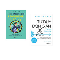 Combo 2 cuốn sách: Thiên tài lãnh đạo + Tư duy đơn giản - Nhà lãnh đạo thông minh đánh bại sự phức tạp như thế nào