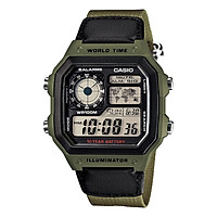 Đồng hồ nam dây vải Casio Standard chính hãng AE-1200WHB-3BVDF