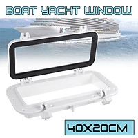 40x20cm Portlight Window Port Hole Replacement Boat Marine Yacht Part 4mm